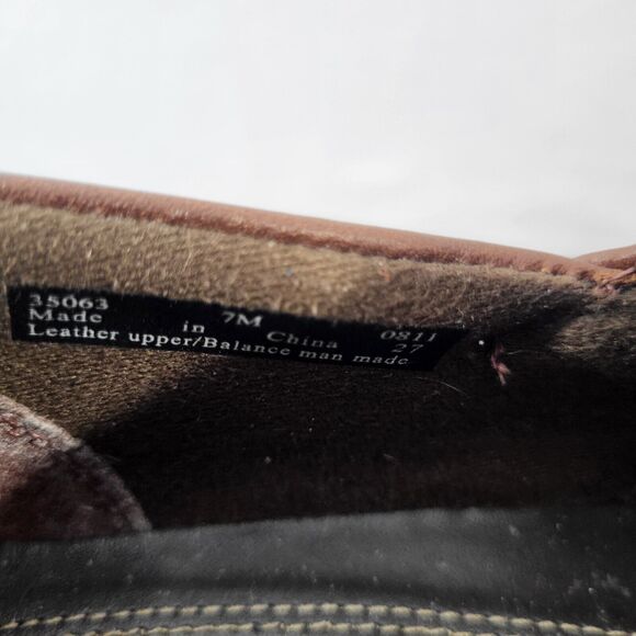 Clarks Women's Brown Slip-on Leather Shoes 7M Comfort - Picture 5 of 8